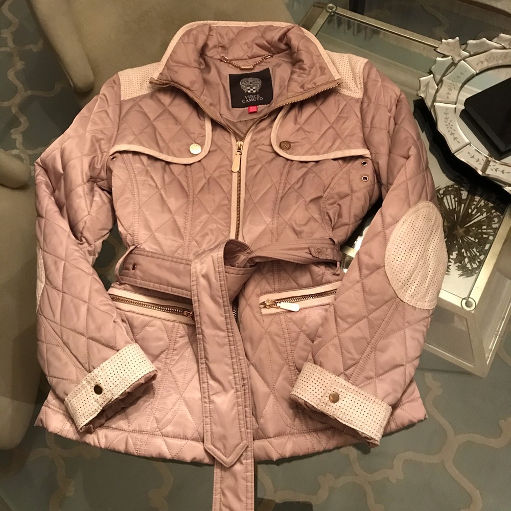 Vince Camuto Brand Tan & Beige Jacket Size Medium